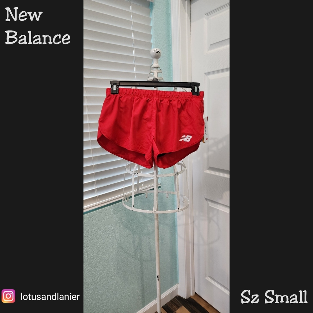 New Blance Red Women's Athletic Split Shorts Sz Small